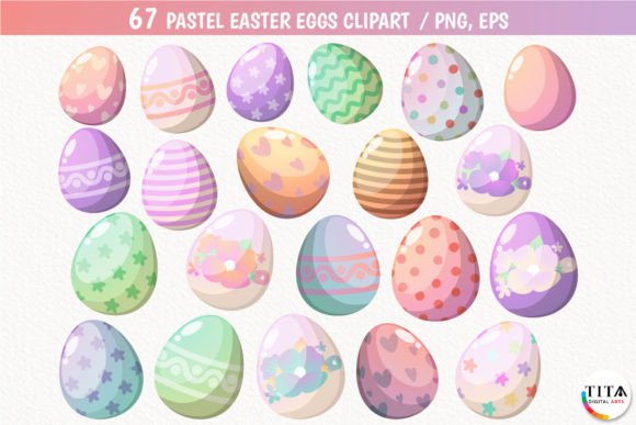 Download Easter Eggs Clipart and EPS - Easter eggs clipart Collection
